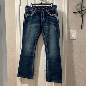 Grace size 32 embellished bootcut jeans